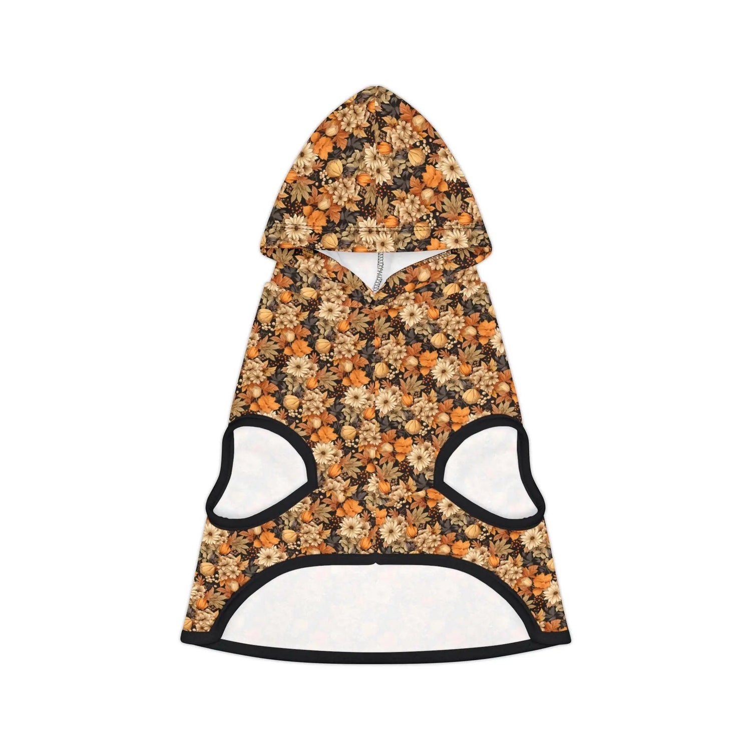 Floral Pet Hoodie, Cozy Fall Dog Sweater, Cute Cat Jacket, Perfect for Fall, Pet Apparel Gift for Animal Lovers, Outdoor Fun