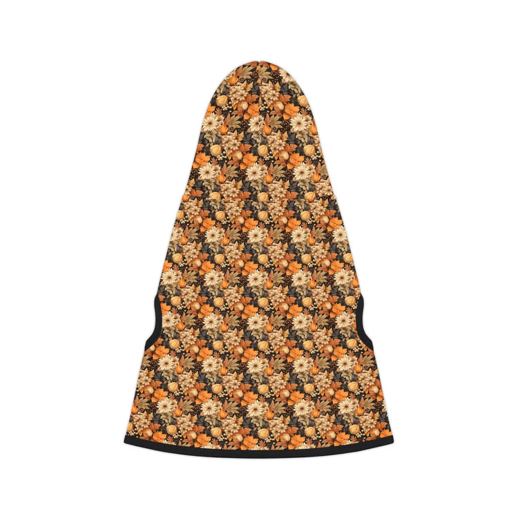 Floral Pet Hoodie, Cozy Fall Dog Sweater, Cute Cat Jacket, Perfect for Fall, Pet Apparel Gift for Animal Lovers, Outdoor Fun