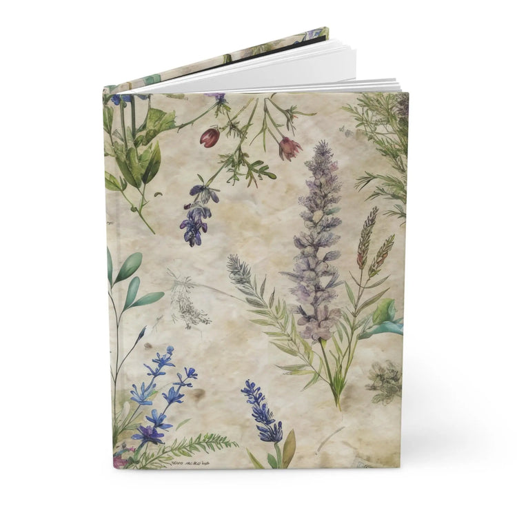 Botanical Hardcover Journal for Nature Lovers | Floral Journal, Garden Notebook, Eco-Friendly Diary, Gift for Writers, Creative Journal The Aurora Touch