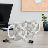 Elegant White Pumpkin Mug for Fall Decor, Cozy Drinkware, Autumn Gift, Seasonal Kitchenware, Thanksgiving Table Accent The Aurora Touch