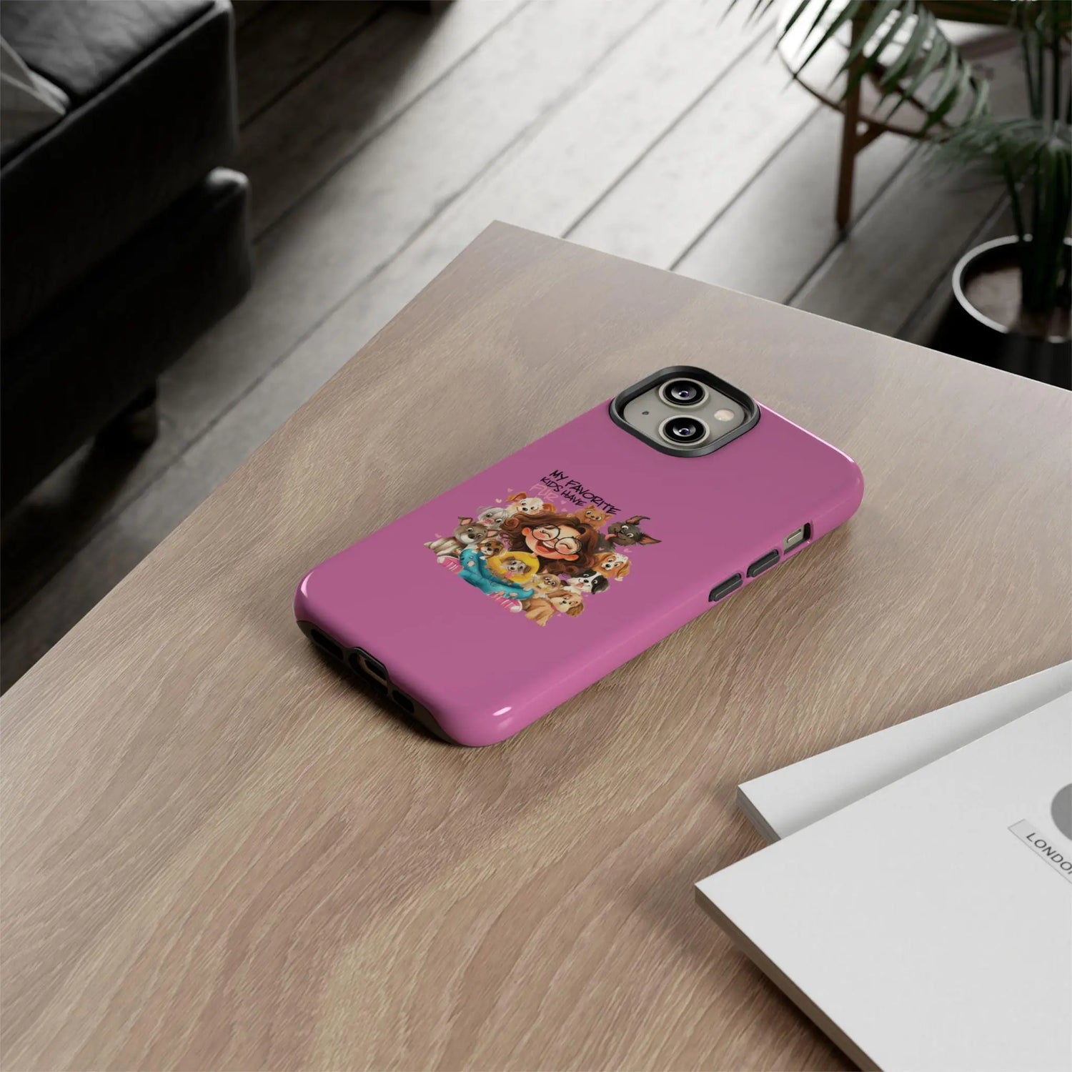 Fierce Fabulous: Humorous Pink Tough Case for Dog Lovers - Perfect Birthday Gift for Pet Enthusiasts & Veterinarians