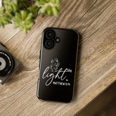 Tough Cases, Iphone hard shell sturdy strong phone case, Bible Verse on Print, upflifting customized gift item, great Holiday gift
