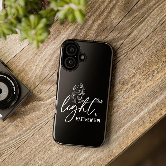 Tough Cases, Iphone hard shell sturdy strong phone case, Bible Verse on Print, upflifting customized gift item, great Holiday gift