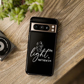 Tough Cases, Iphone hard shell sturdy strong phone case, Bible Verse on Print, upflifting customized gift item, great Holiday gift