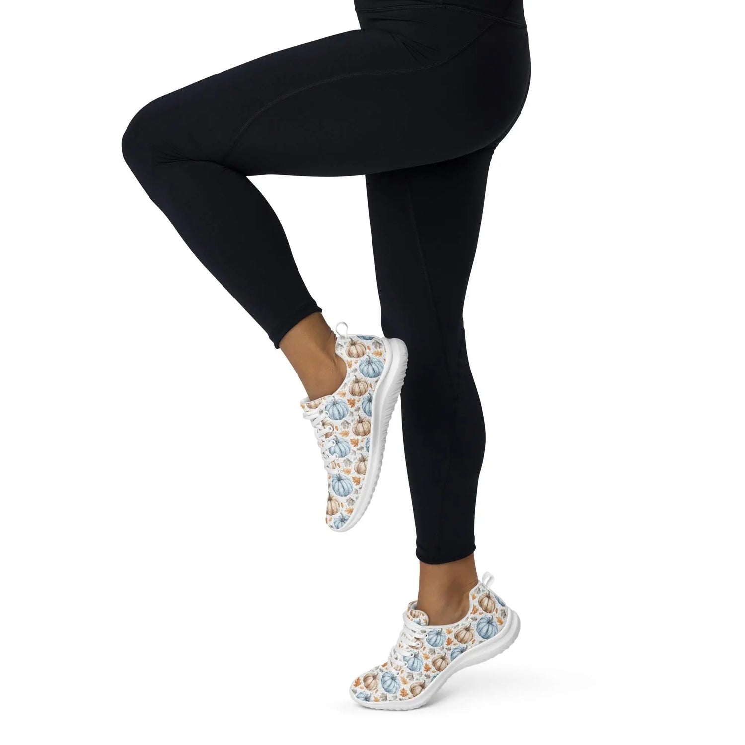 Fall Pattern Women’s Athletic Shoes | Lightweight & Comfy | Fall Fitness Footwear
