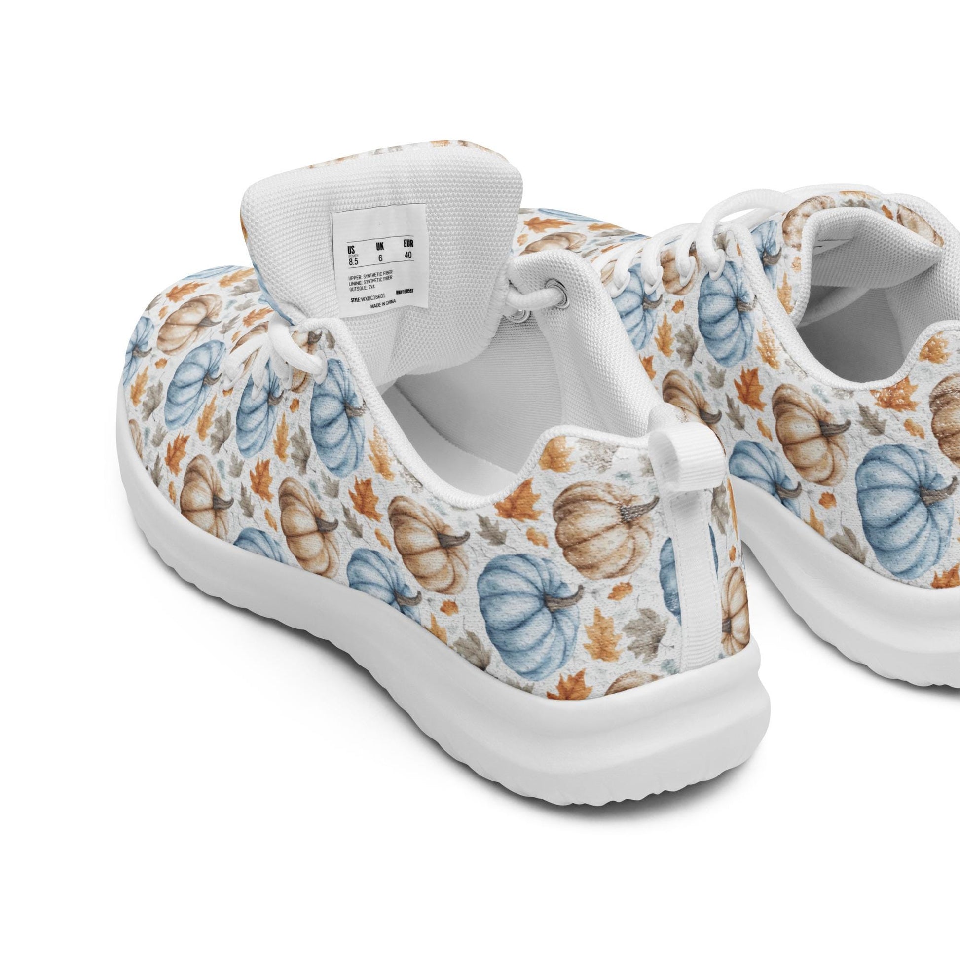 Fall Pattern Women’s Athletic Shoes | Lightweight & Comfy | Fall Fitness Footwear