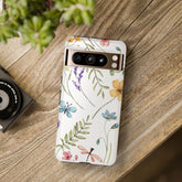Floral Phone Cases, Pretty Flower Tough Cases, Personalized Iphone Android Covers, Gift for Her, Bloom Design