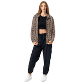 Unisex All-Over Print Rose Pattern Track Jacket - Stylish Casual Wear for All Occasions