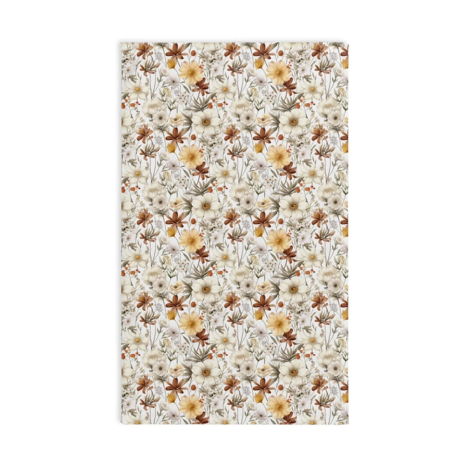 Floral Hand Towel, Boho Kitchen Decor, Bathroom Linen, Gift for Her, Eco-Friendly Home Accessories The Aurora Touch