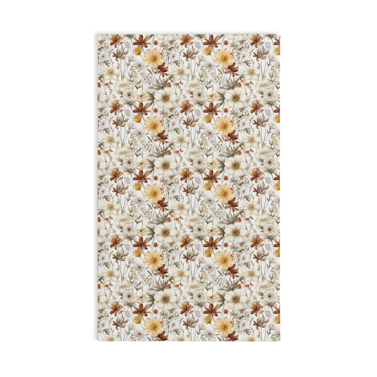 Floral Hand Towel, Boho Kitchen Decor, Bathroom Linen, Gift for Her, Eco-Friendly Home Accessories The Aurora Touch