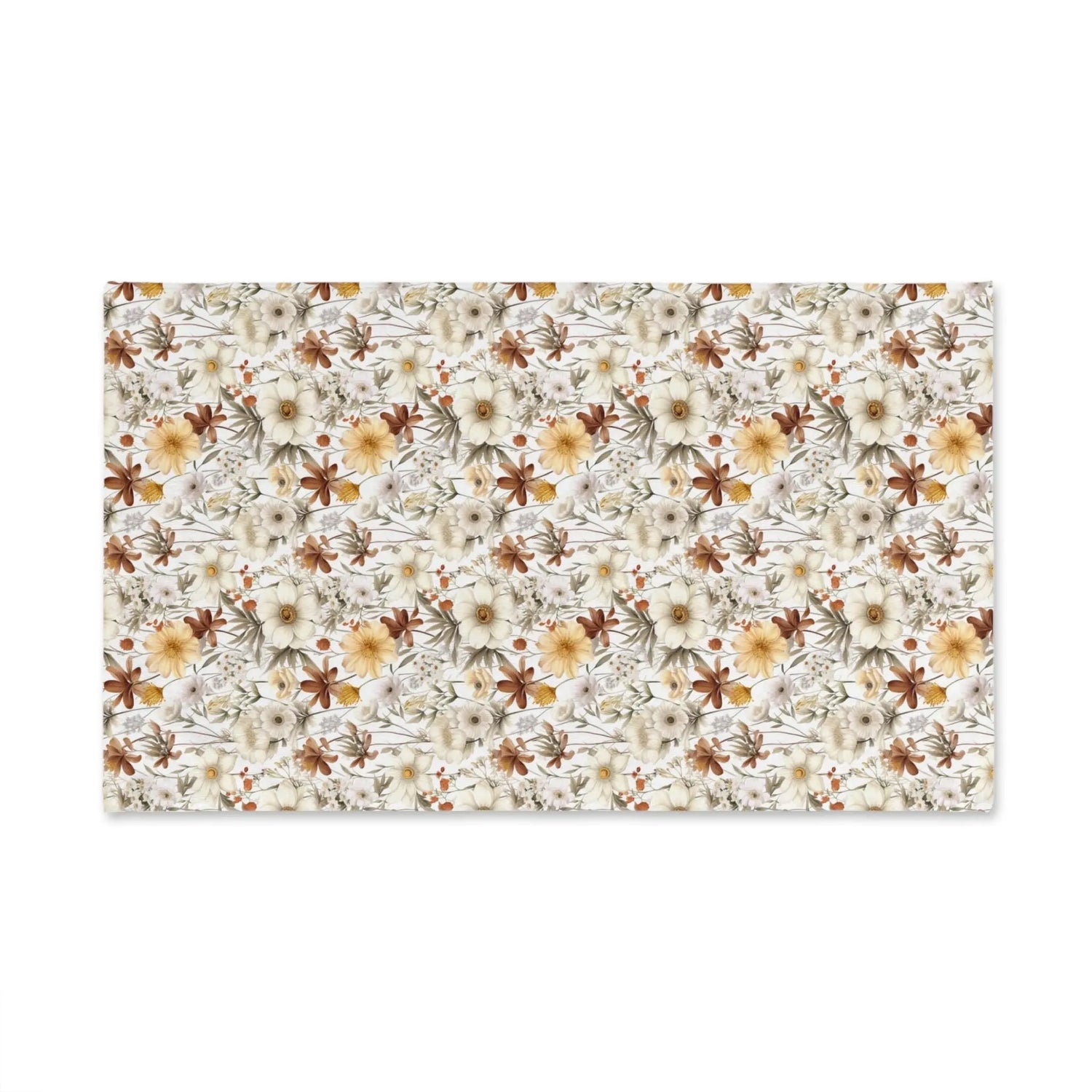 Floral Hand Towel, Boho Kitchen Decor, Bathroom Linen, Gift for Her, Eco-Friendly Home Accessories The Aurora Touch