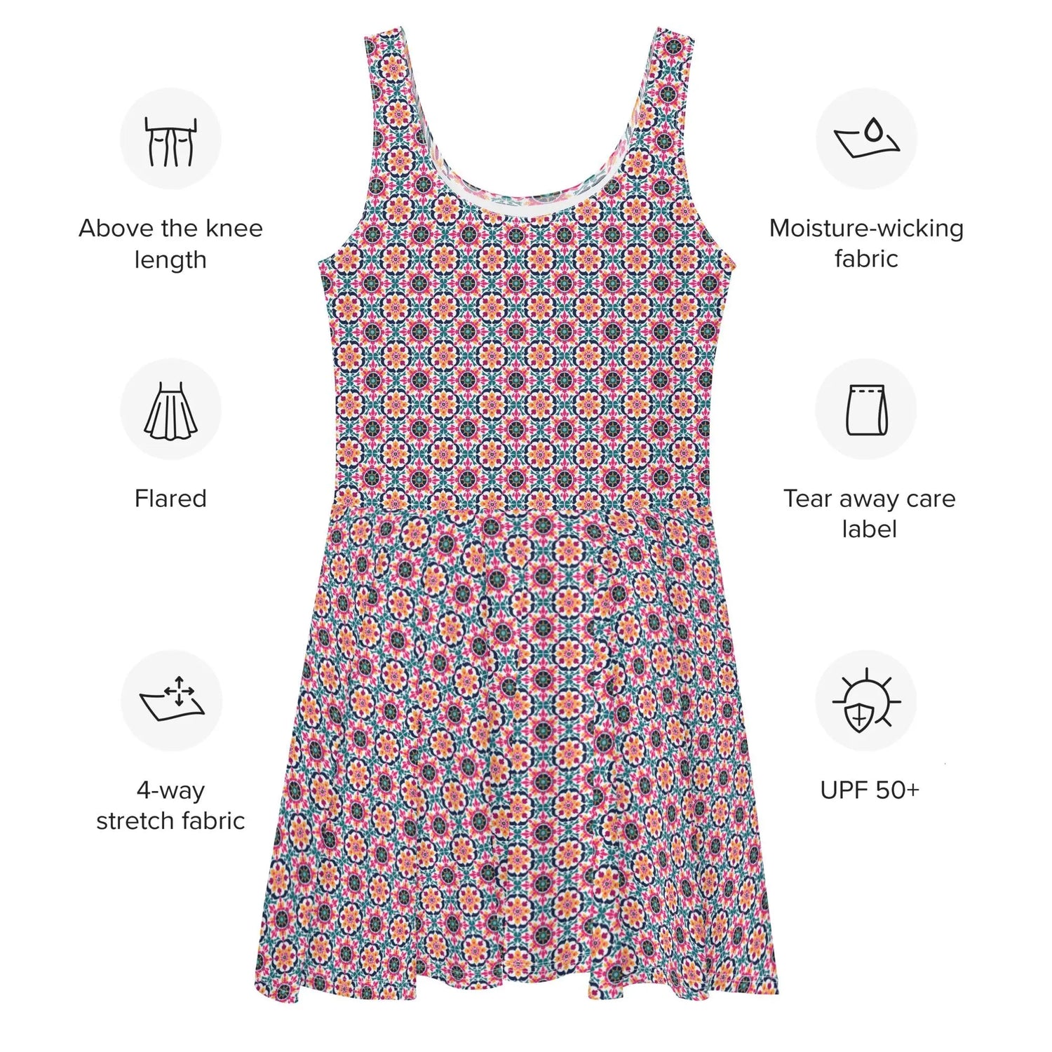 Chic Stylish Skater Dress - Flattering Silhouette for Every Occasion | Perfect for Casual Outings and Special Events