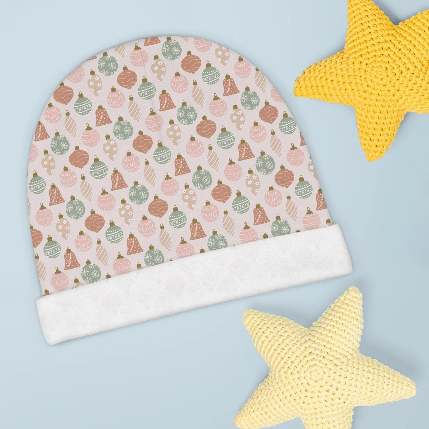 Festive Baby Beanie - Adorable Holiday Infant Hat, Christmas Gift, Newborn Hat, Cozy Winter Beanie, Cute Baby Accessory The Aurora Touch