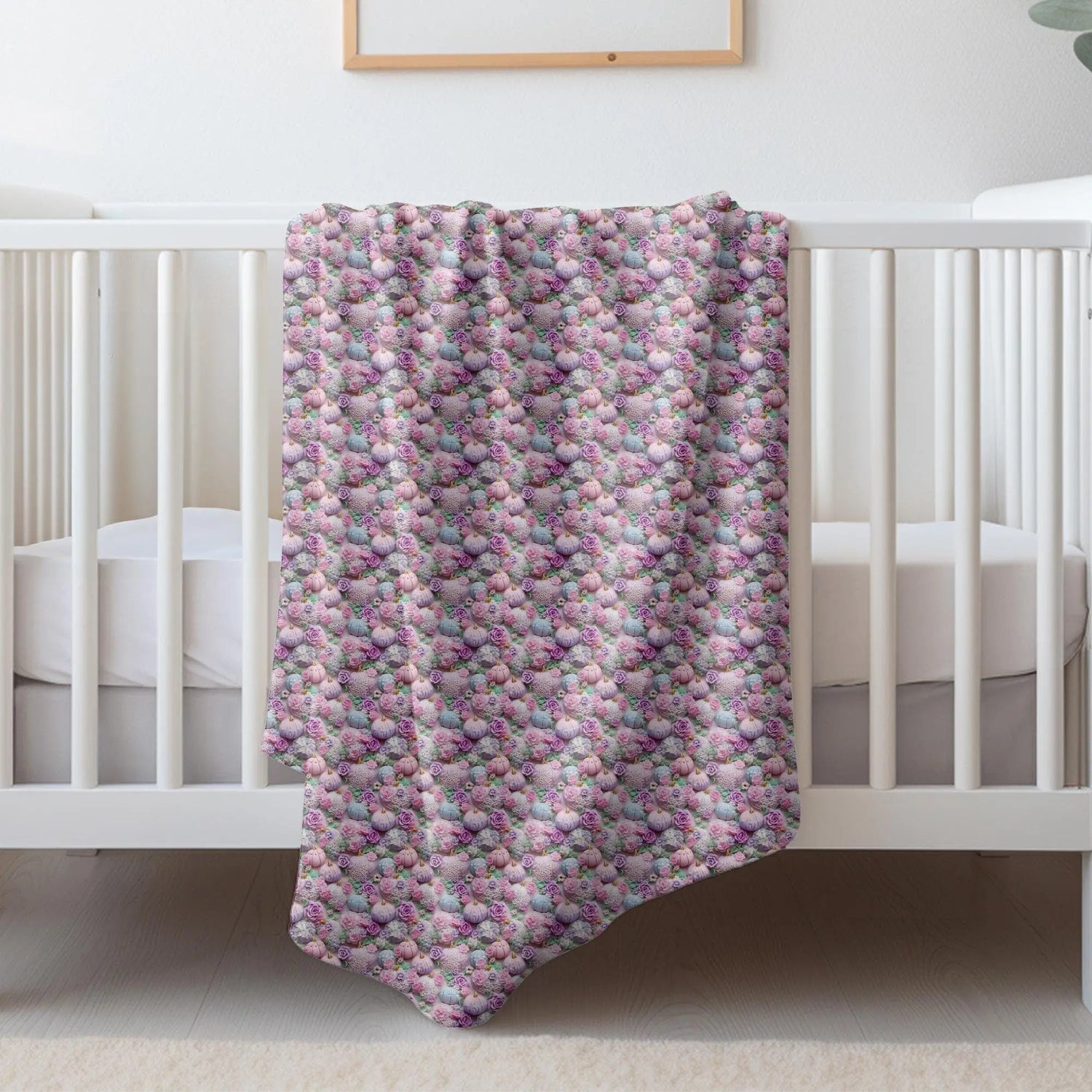 Fall Season Fairy Tale Soft Fleece Baby Blanket, Cozy Nursery Decor, Newborn Gift, Baby Shower Present, Infant Snuggle Blanket The Aurora Touch
