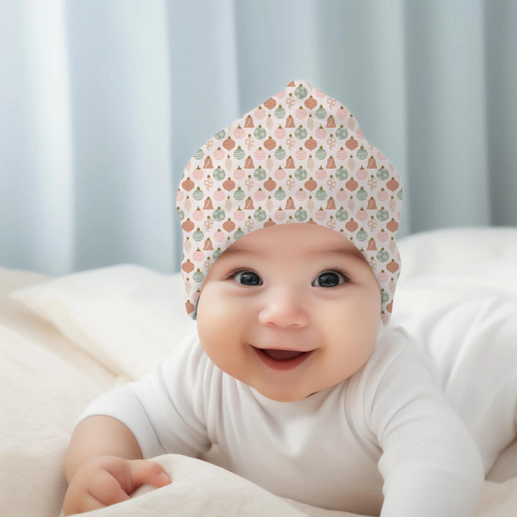 Festive Baby Beanie - Adorable Holiday Infant Hat, Christmas Gift, Newborn Hat, Cozy Winter Beanie, Cute Baby Accessory The Aurora Touch