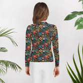 Youth Colorful Stylish Rash Guard - Vibrant Protection for Active Kids!"