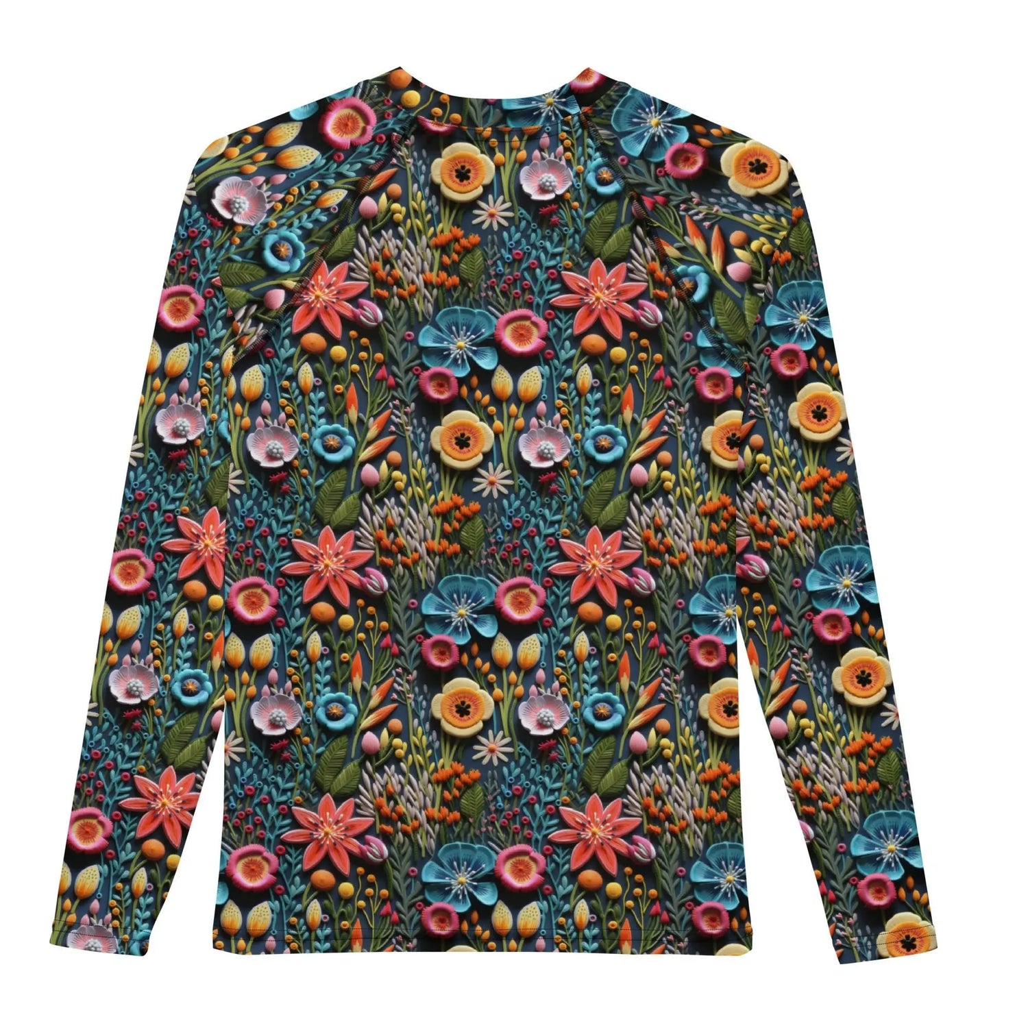 Youth Colorful Stylish Rash Guard - Vibrant Protection for Active Kids!"