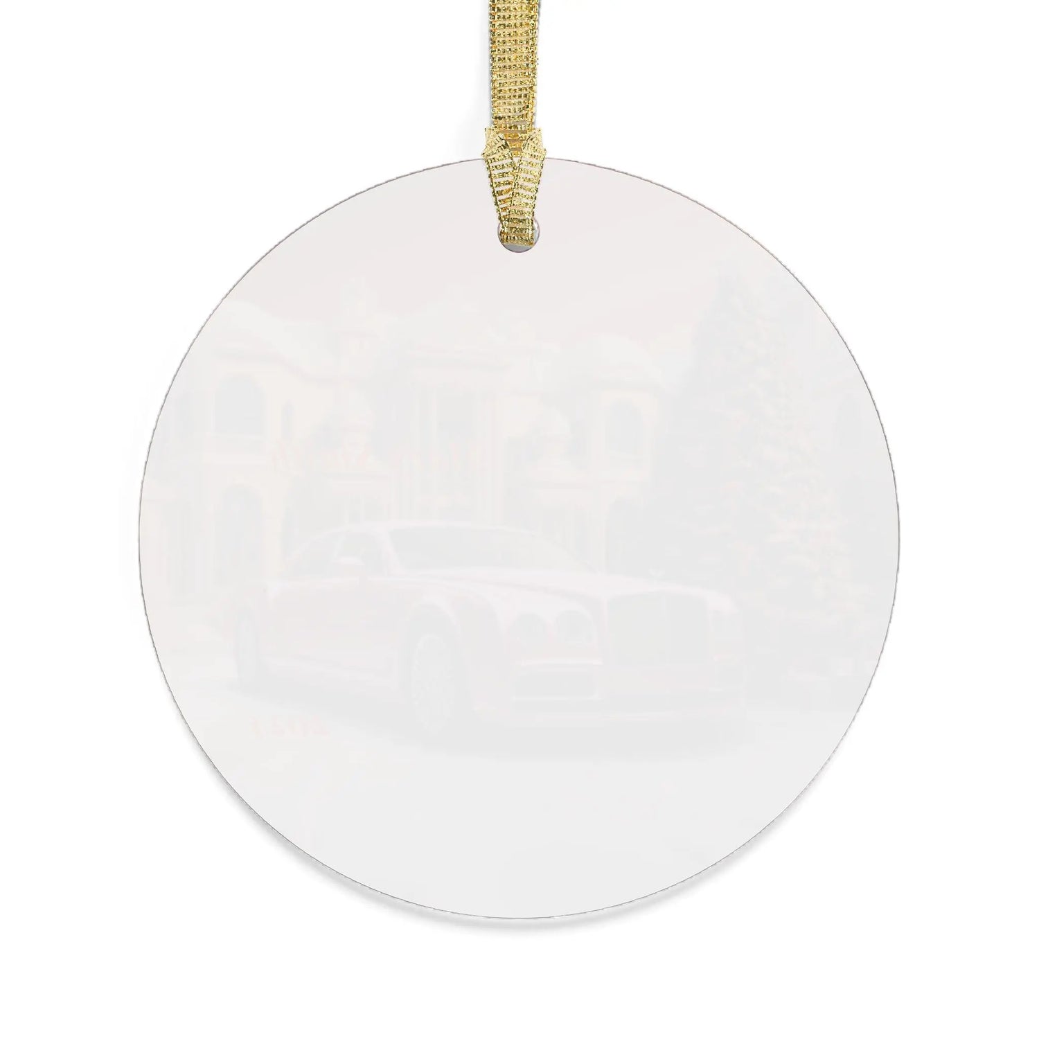 Personalized Acrylic Christmas Ornament - Holiday Decor, Festive Gift, Custom Name Keepsake, Car Theme, Family Celebration The Aurora Touch