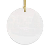 Personalized Acrylic Christmas Ornament - Holiday Decor, Festive Gift, Custom Name Keepsake, Car Theme, Family Celebration The Aurora Touch