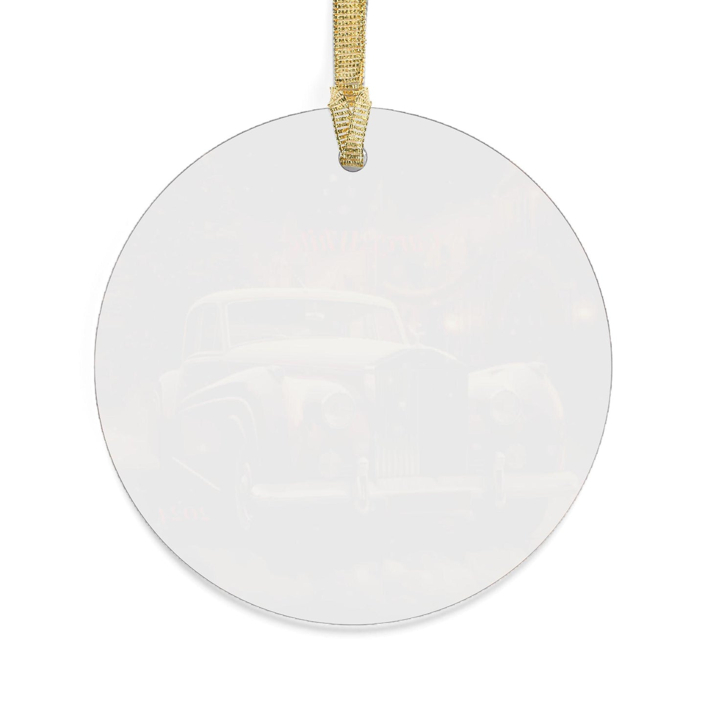 Vintage Car Acrylic Ornaments, Personalized Holiday Decor, Christmas Tree Hanging, Collectible Keepsakes, 2021 Memories, Winter Home