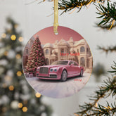 Personalized Acrylic Christmas Ornament - Holiday Decor, Festive Gift, Custom Name Keepsake, Car Theme, Family Celebration The Aurora Touch