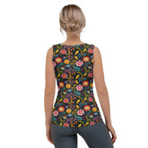 Floral Pattern Sublimation Cut & Sew Tank Top - Custom Female Apparel The Aurora Touch