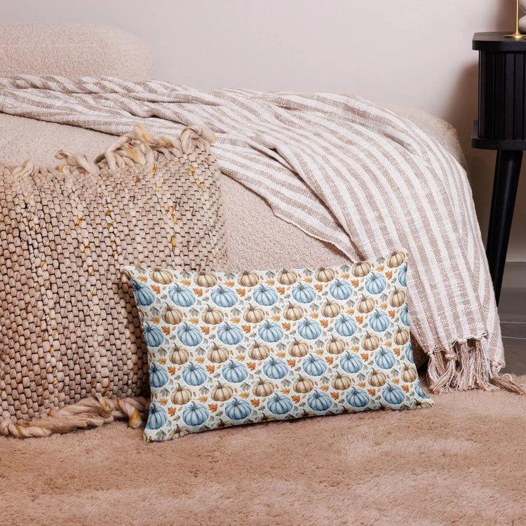 Luxurious Linen-Feel Premium Pillow | 100% Polyester Fall Fashion Case & Insert | Machine-Washable Comfort The Aurora Touch