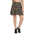 Vibrant All-Over 3D Threaded Floral Print Skater Skirt | Feminine Fall Style | Customizable Sizes The Aurora Touch