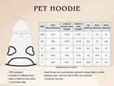 Fall Floral Pet Hoodie - Stylish Custom Design for Casual Walks, Travel, and Pet Lovers - Perfect Holiday Gift, Dog or Cat Owner Apparel