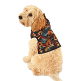 Fall Floral Pet Hoodie - Stylish Custom Design for Casual Walks, Travel, and Pet Lovers - Perfect Holiday Gift, Dog or Cat Owner Apparel