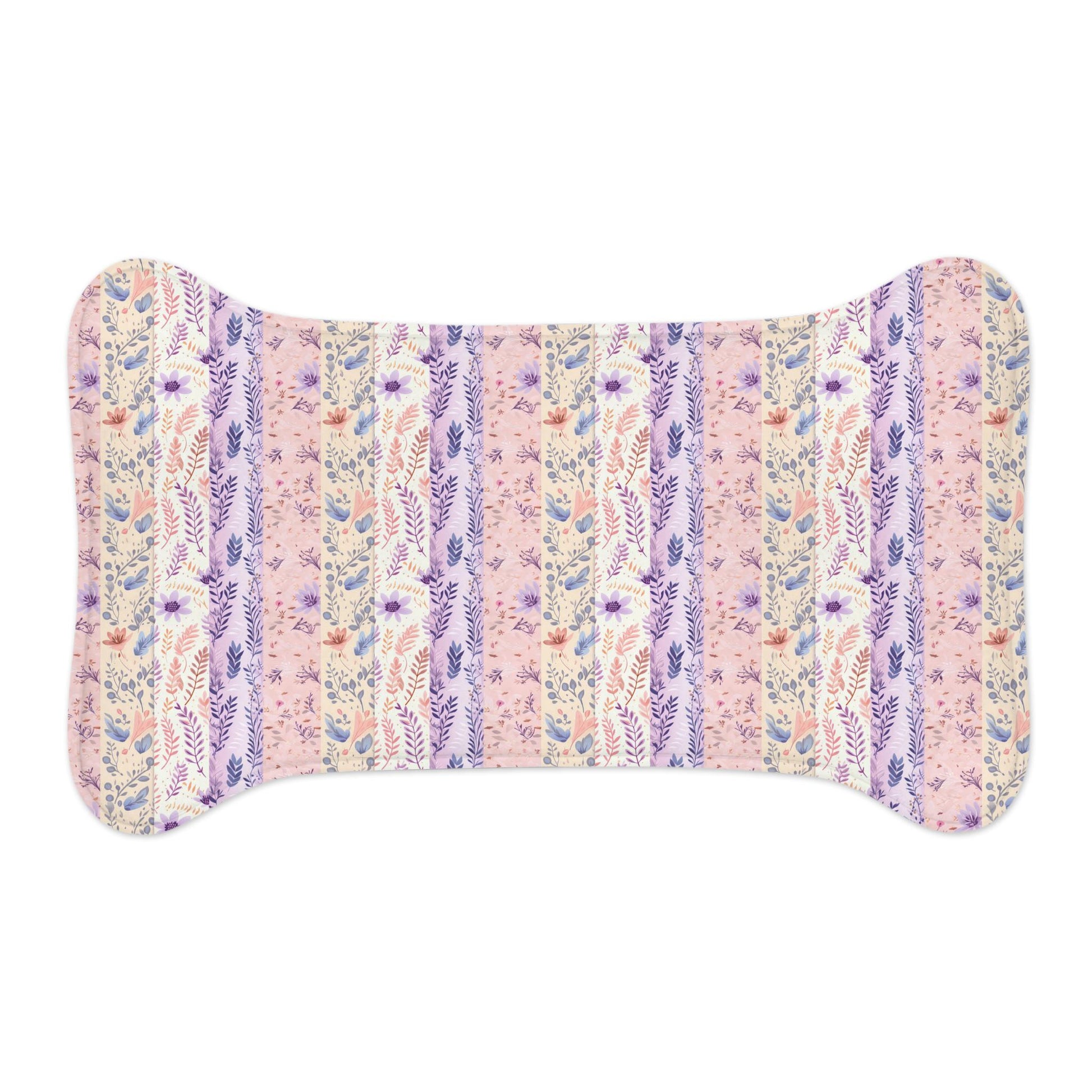 Floral Pet Feeding Mats for Stylish Dining, Dog Dish Mat, Kitty Bowl Mat, Non-Slip Animal Feeding Pad, Pet Decor Gift