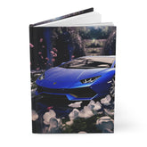 Blue Lamborghini Print Design Vibrant Floral Print Journal The Aurora Touch