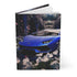 Blue Lamborghini Print Design Vibrant Floral Print Journal The Aurora Touch