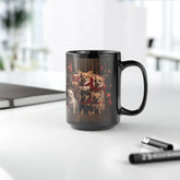 Holiday Mug, 15oz, Chihuahua, large coffee mug, Xmas gift, Nurse Gift, Houseware,  Holiday Decor, Gift for Sister, Puppy Art The Aurora Touch