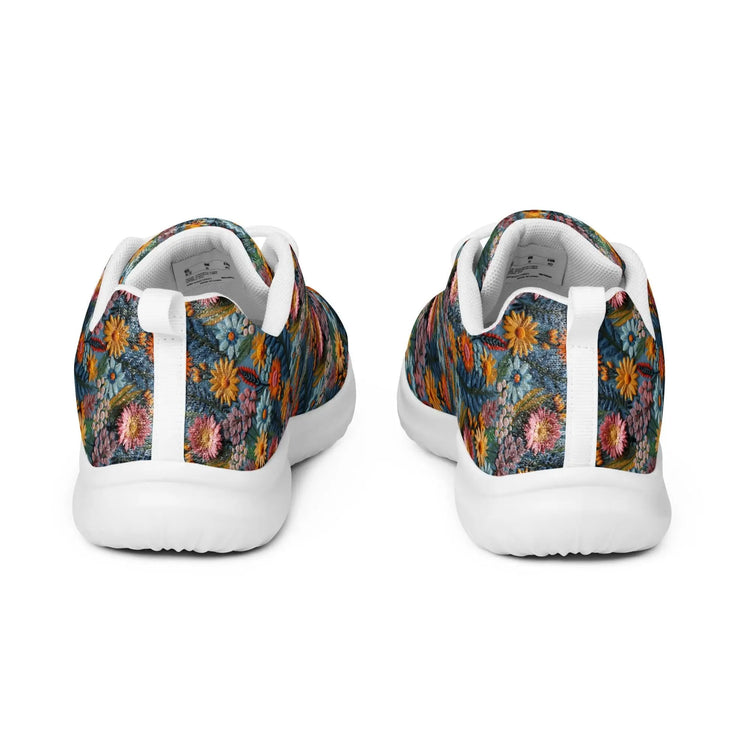 Stylish Floral Thread Women’s Athletic Shoes | Casual Walking & Gym Sneakers | Everyday Modern Footwear