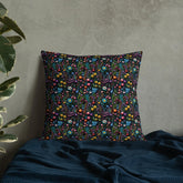 Premium Floral All-Over Print Throw Pillow - Soft Couch & Bed Cushion for Cozy Decor The Aurora Touch