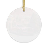 Acrylic Ornaments, Luxury Car Xmas Scene Design, Xmas Tree Ornaments & Holiday Decor, Pink, Beverly Hills, Barbie Pink, Luxury Xmas Gift The Aurora Touch