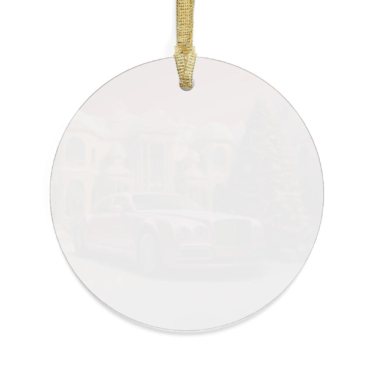 Acrylic Ornaments, Luxury Car Xmas Scene Design, Xmas Tree Ornaments & Holiday Decor, Pink, Beverly Hills, Barbie Pink, Luxury Xmas Gift The Aurora Touch