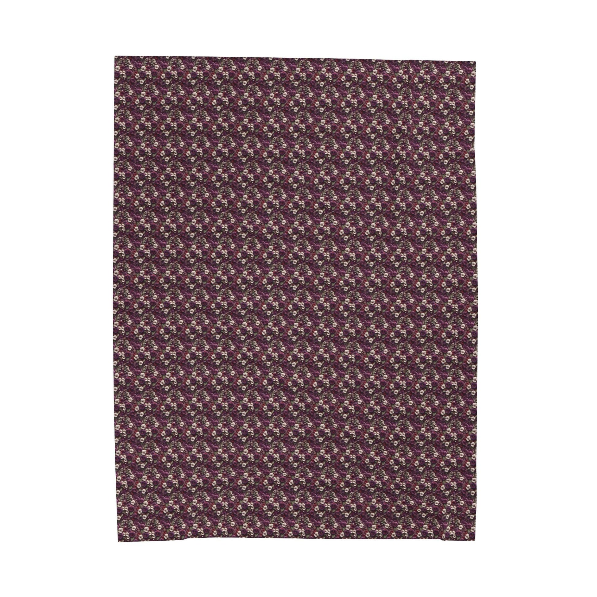 Cozy Velveteen Plush Blanket - Soft Floral Throw for Home, Decor, Gift, Nursery, Cozy Evenings