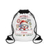 Personalized North Pole Drawstring Bag, Cute Christmas Gift, Holiday Storage, Kids&
