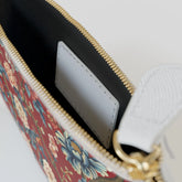 Elegant Floral Mini Clutch Bag, Stylish Purse, Makeup Organizer, Gift for Her, Wedding, Date Night The Aurora Touch