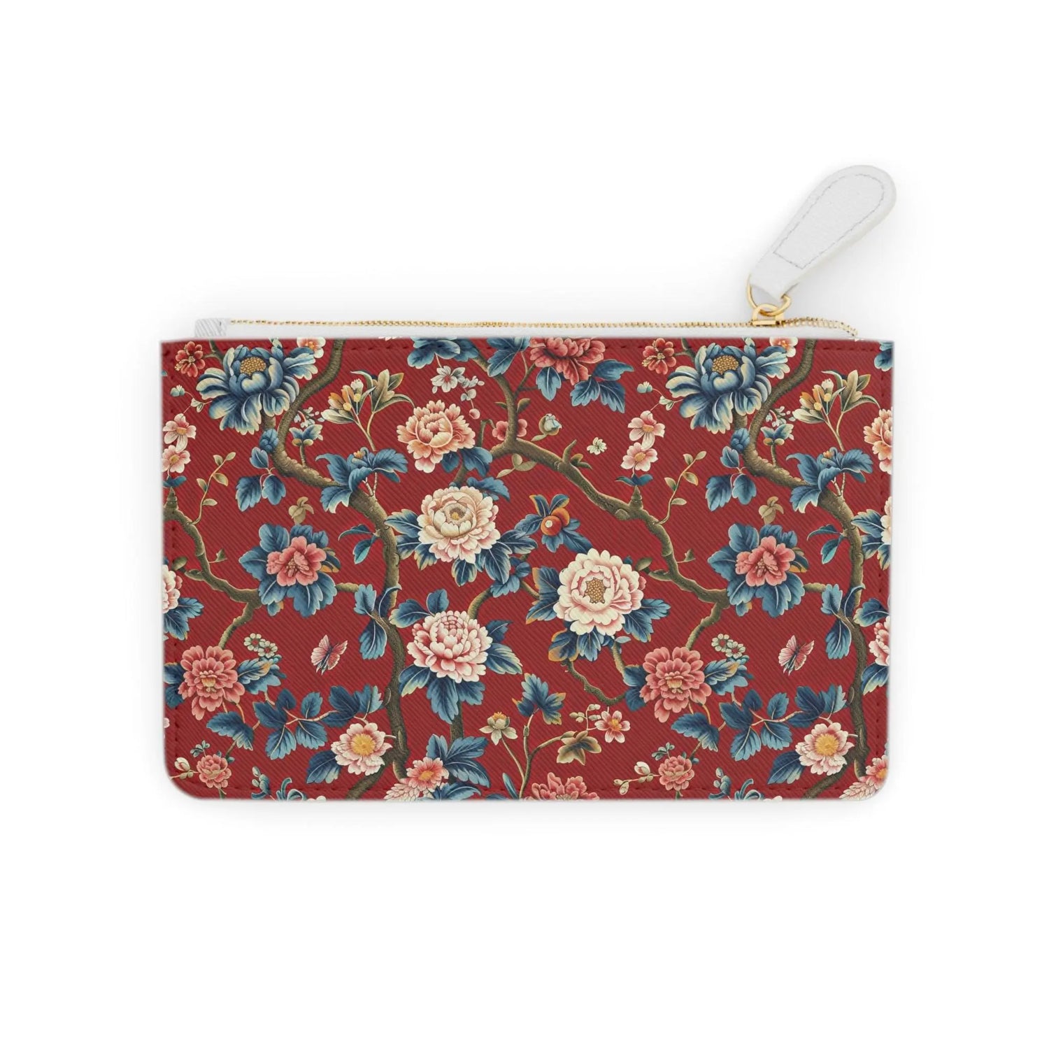 Elegant Floral Mini Clutch Bag, Stylish Purse, Makeup Organizer, Gift for Her, Wedding, Date Night The Aurora Touch