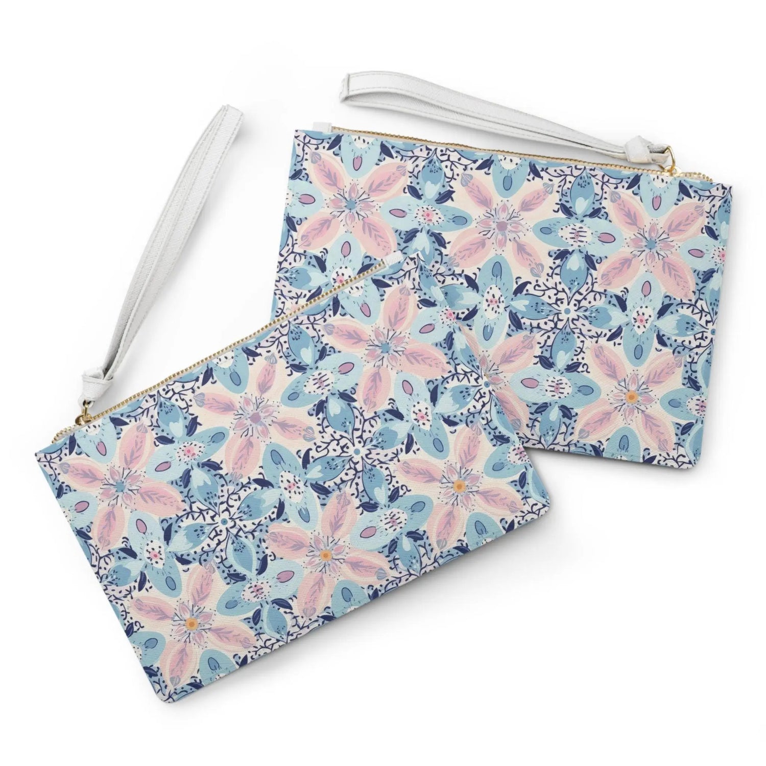 Floral Clutch Bag, Elegant Wristlet, Summer Purse, Travel Accessory, Special Occasion Gift, Boho Chic Handbag The Aurora Touch