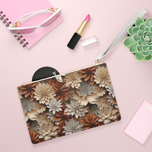 Elegant Floral Clutch Bag, Stylish Wristlet for Weddings, Parties, Everyday Use, Perfect Gift for Her, Boho Chic Accessory