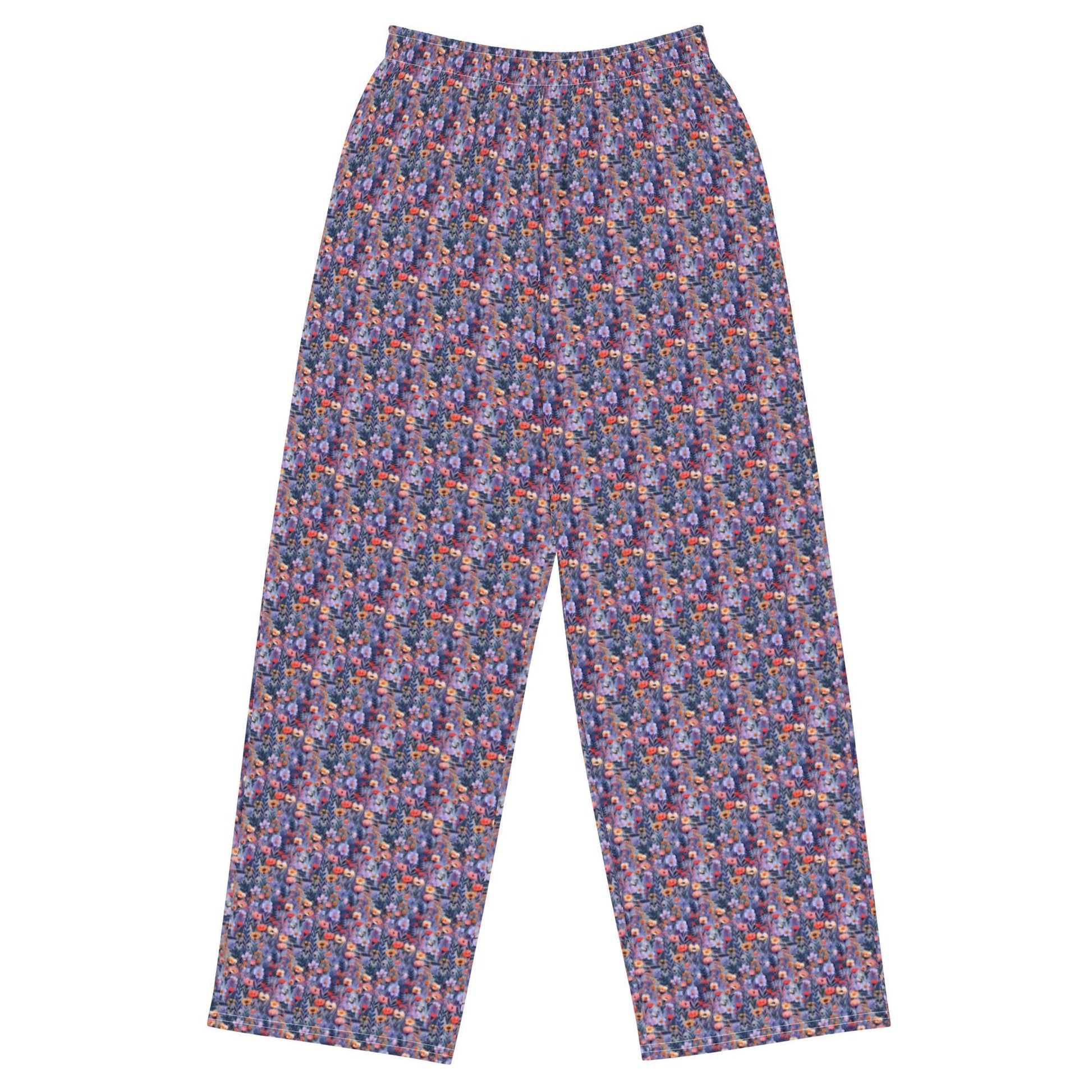 Delightful Floral Dream: Women&#39;s All-Over Print Casual Pajama Pants
