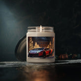 Soy Candle, Lamborghini Apple Scented Holiday Aromatherapy Best Gift - 9oz, Decorative Candle, Luxury Home Fragrance, Unique Present, The Aurora Touch