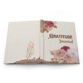 Gratitude Journal | Floral Hardcover Journal, Mindfulness Notebook, Daily Reflection Book The Aurora Touch