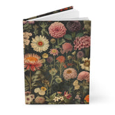 Floral Hardcover Journal, Botanical Notebook, Nature Inspired Diary, Gift for Writers, Eco-friendly Stationery, Art Lovers The Aurora Touch