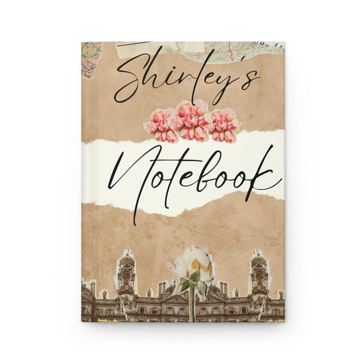 Personalized Floral Hardcover Journal, Custom Notebook for Writers, Gift for Her, Travel Journal, Sketchbook, Stationery The Aurora Touch