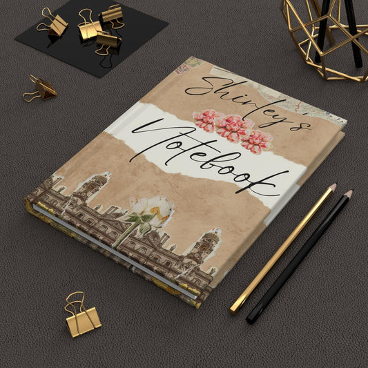 Personalized Floral Hardcover Journal, Custom Notebook for Writers, Gift for Her, Travel Journal, Sketchbook, Stationery